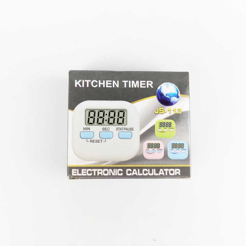 Digital Kitchen Timer Tahan Air Jam Alarm Dapur Pengingat Waktu Memasak Bunyi Nyaring