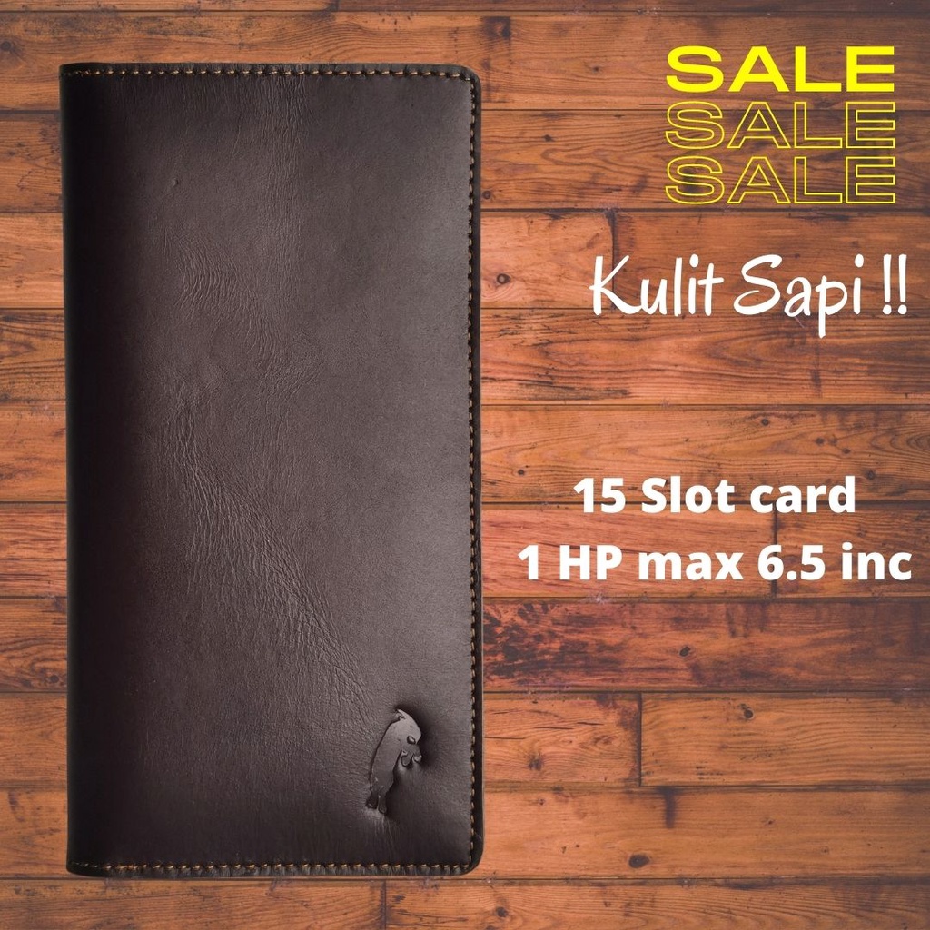 Dompet kulit asli Lipat Buku 100% asli kulit kangoroo