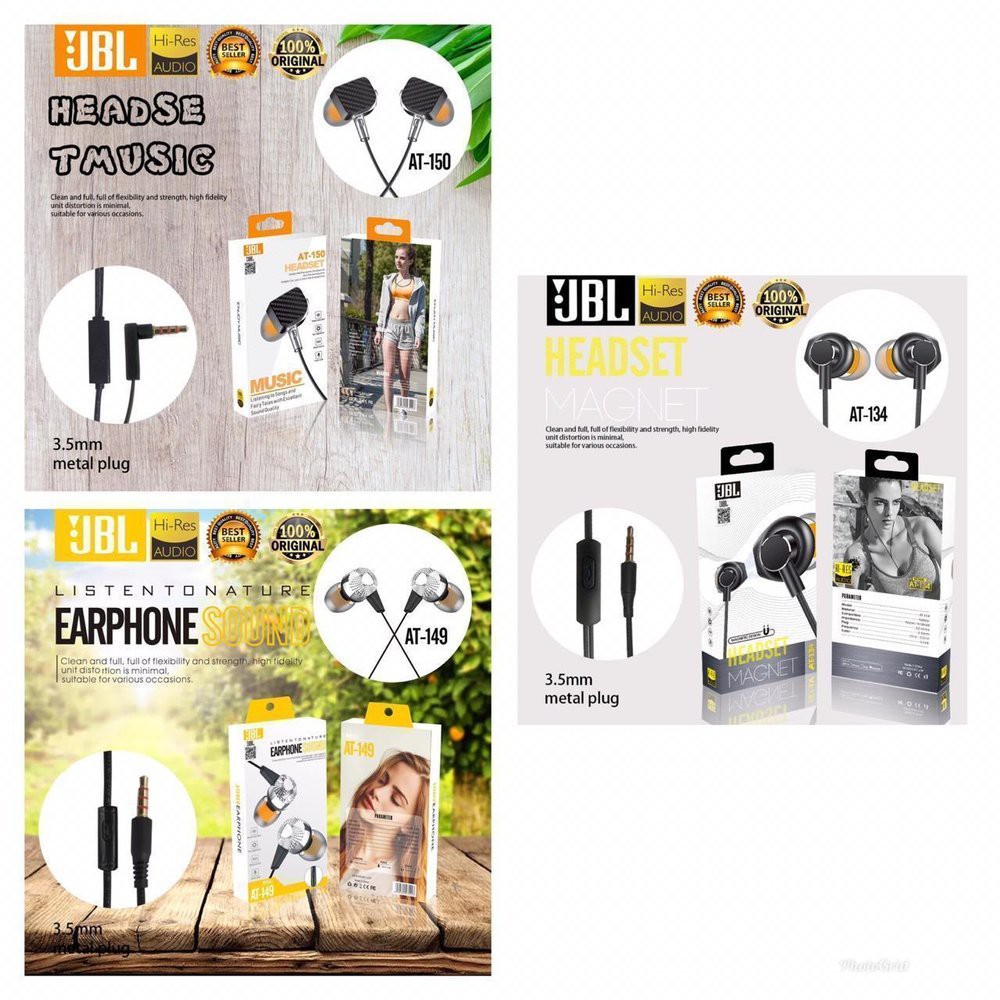 Headset JBL Magnet AT 134 Earphone Handsfree Sound Quality