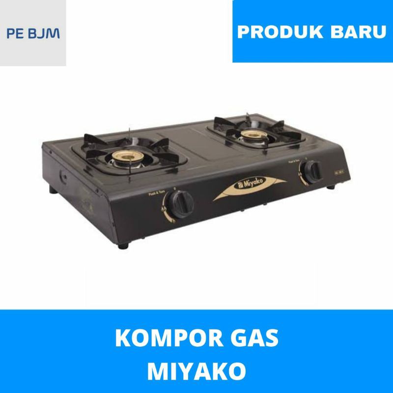 KOMPOR GAS 2 TUNGKU MIYAKO KG 302 C - GARANSI RESMI