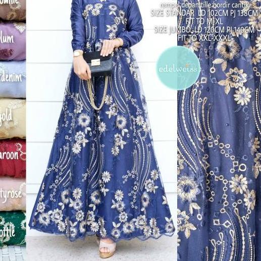 Best Seller LR076 Farasya #94 Dres Tile Dres Kondangan Dress Seragam Party Dress Wisuda Gamis Bruk