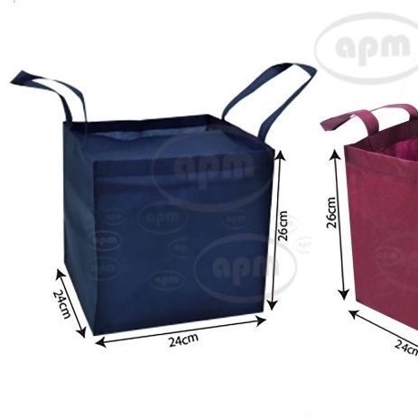 

NEW Tas Spunbond Jahit Ukuran 24x24x26 - Merah