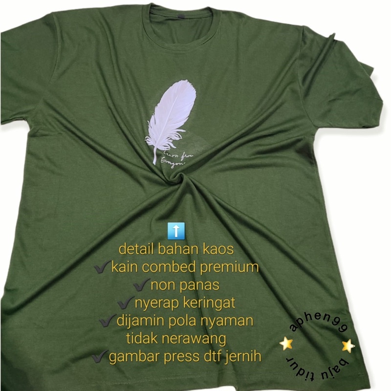 kaos oblong distro pria dan wanita/kaos oblong cewek dan cowok