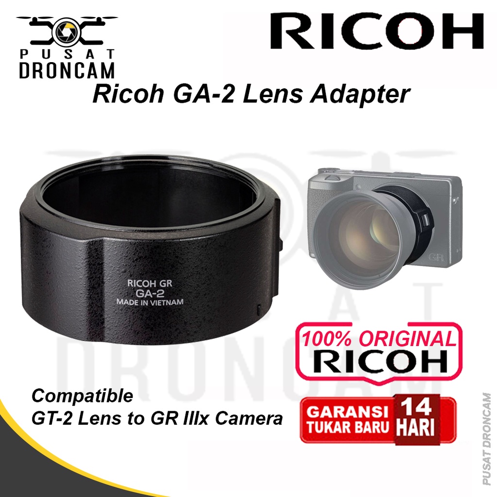 Ricoh GA-2 Lens Adapter for GR IIIx Camera