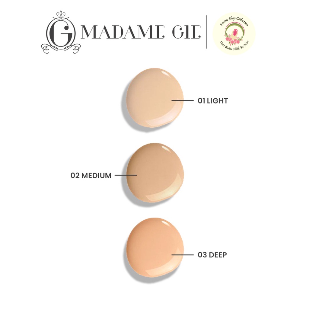 Sunscreen Madame Gie Madame Protect Me Let's Glow Tinted SPF 50 PA ++++ | Skincare sunblock