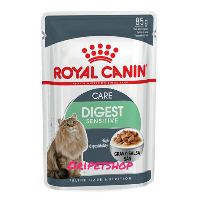 (1pcs) royal canin digestive care pouch 85 gr