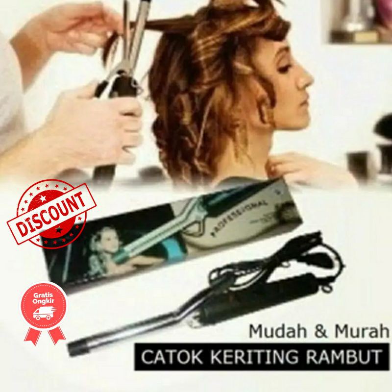 Promo zf 2002 catok curly keriting professional 2002 catokan kriting Murah 01-167-zf