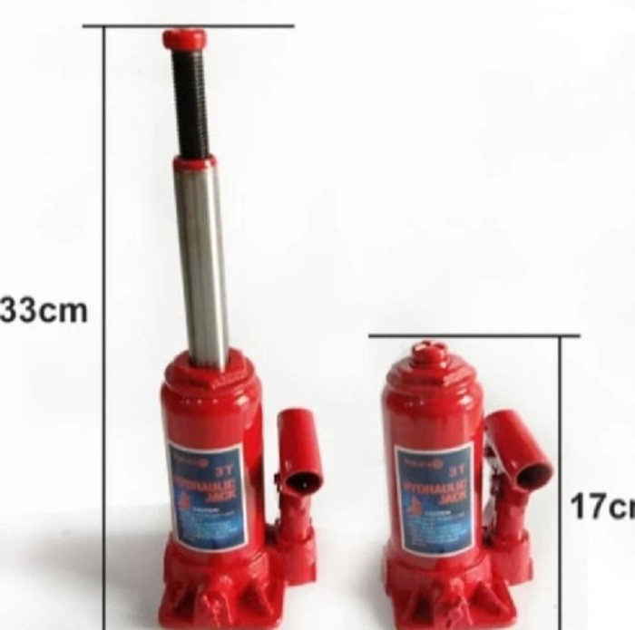 Dongkrak Botol 3 Ton Dongkrak Mobil Hidrolik Hydraulic Jack Universal