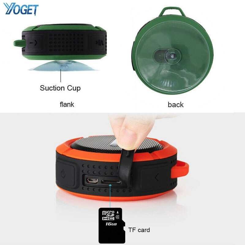 Speaker bluetooth waterproof Surround portable jernih Taffware Mini Outdoor Bluetooth  C6 jnp