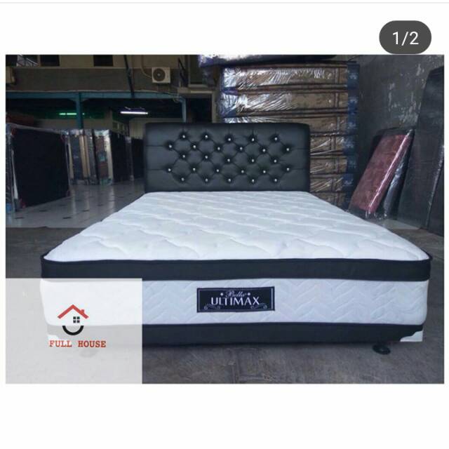 Set Kasur Lengkap Bella Springbed Multibed Ultimax Bagus Murah Shopee Indonesia