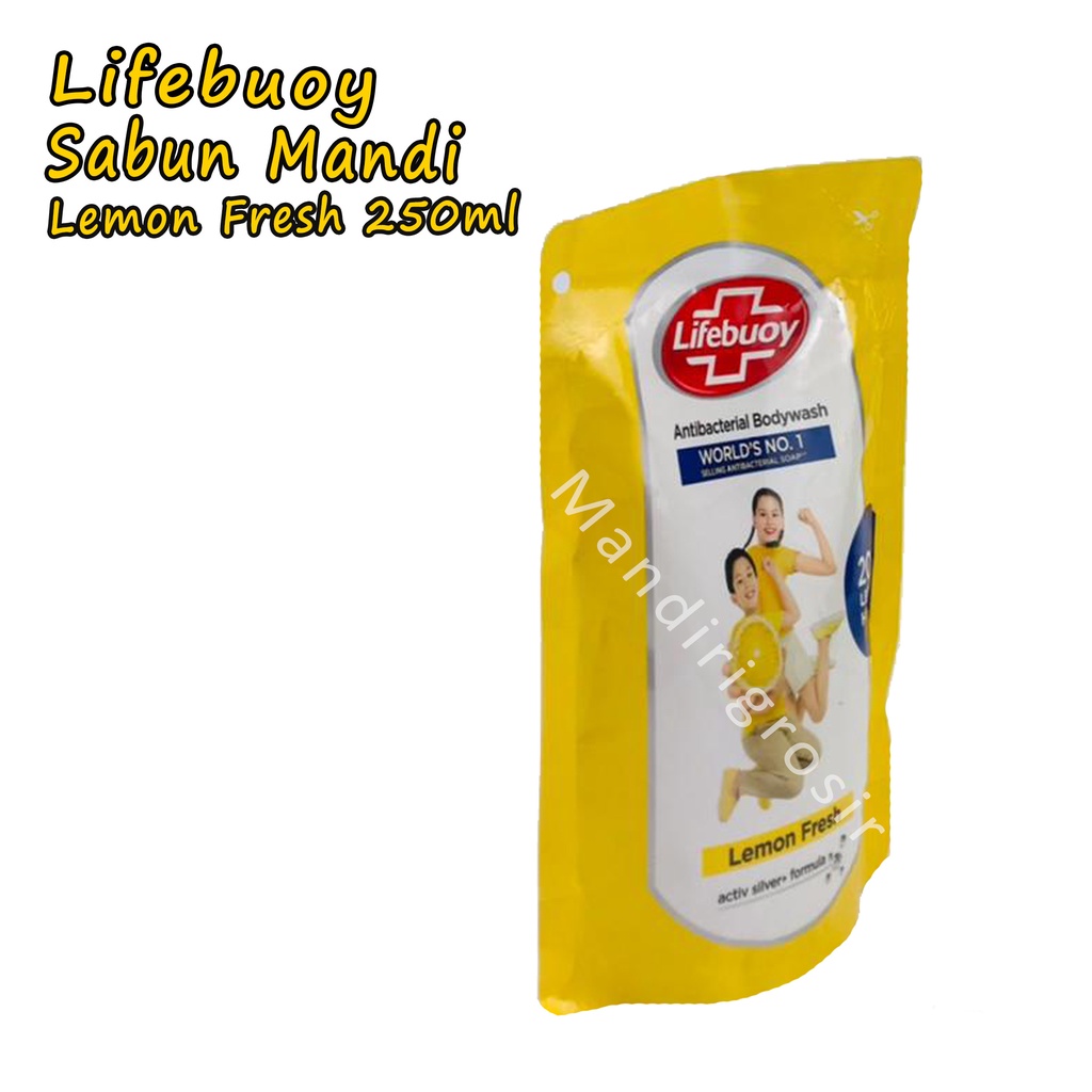 Antibacterial *Lifebouy * Sabun Mandi * Lemon Fresh * 250ml