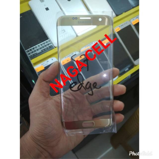KACA LCD KACA DEPAN SAMSUNG S7 EDGE G935f ORI GORILLAS GLAS