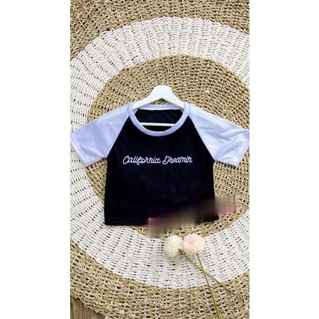 Tq88indonesia Baju Crop Wanita Terbaru / Crop Top West Cost / Ootd Terbaru / Baju Atasan Wanita / Pakaian Wanita Kekininan / Baju Santai Cewek