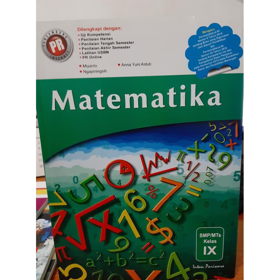 Buku Pr Matematika Smp Mts Kls 9 Intan Pariwara Shopee Indonesia