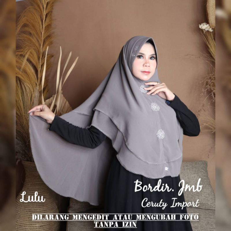 KHIMAR PICOT CERUTTY 2 LAYER LULU JUMBO