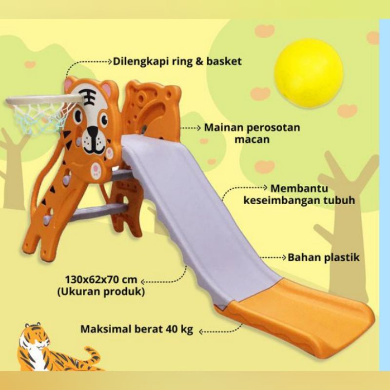 [TERMURAH ] PEROSOTAN MAINAN ANAK VRT 111 LION ADA RING BASKET