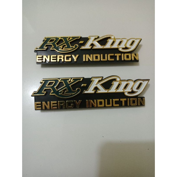 EMBLEM BOX AKI RX KING RXK RXS ENERGY INDUCTION HIJAU