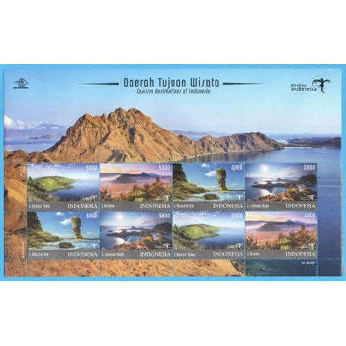 

PERANGKO DAERAH TUJUAN WISATA FULL SHEET 2017 .