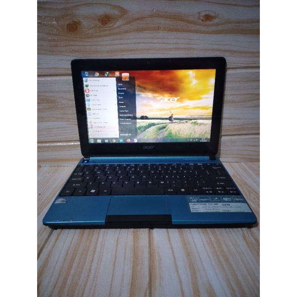 Notebook acer aspire one Ram 2GB HDD 320GB second warna random Shopee