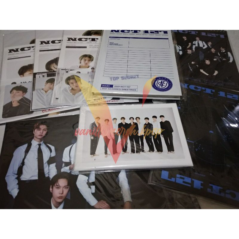 [READY] SHARING 2021 SM SG SEASON'S GREETINGS NCT 127 WITH BENEFIT TAEIL YUTA JUNGWOO GROUP