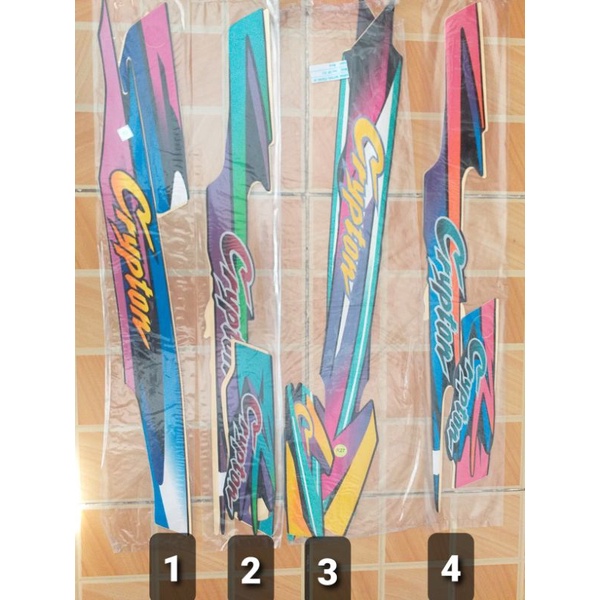 striping sticker yamaha crypton