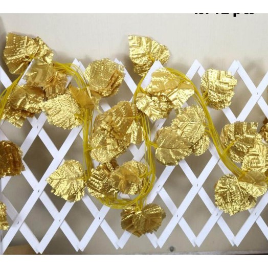 Daun Rambat Gantung/ Daun Rambat Sintetis/ Daun Warna Emas/ Aquaria