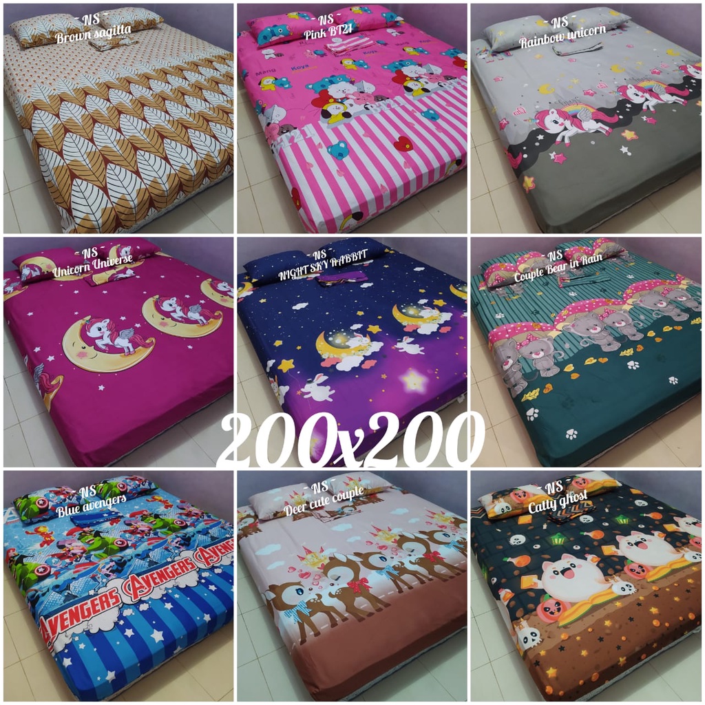 sprei POLOS EMBOS ukuran 200 sprai homemade jumbo