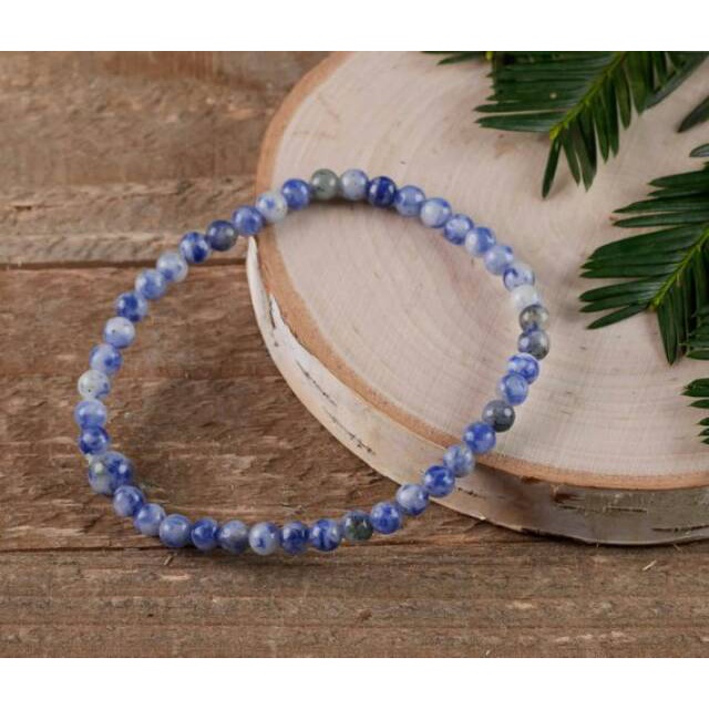 Gelang Batu Kesehatan Batu Sodalite Biru