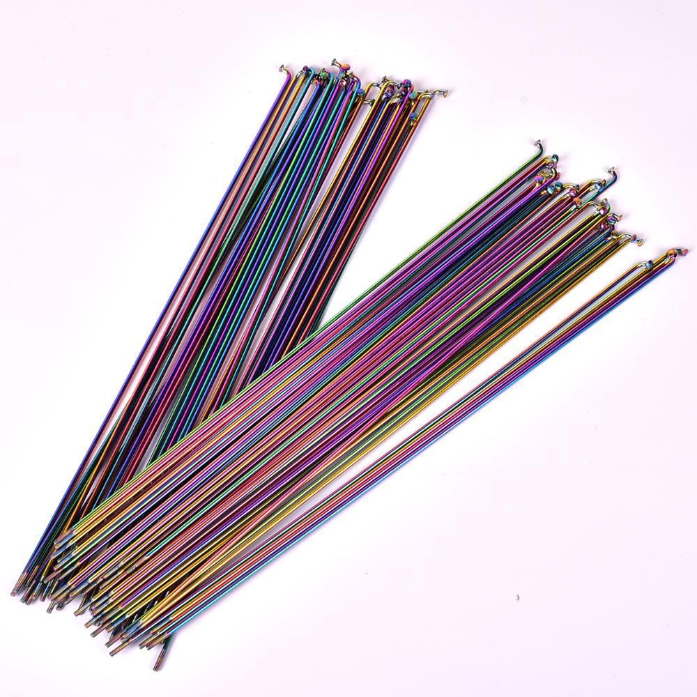 Lanfy Jari Jari Jari Sepeda 29inch 14G Road Bike Spokes Nipples 304tangan Sepeda Gunung Stainless Steel