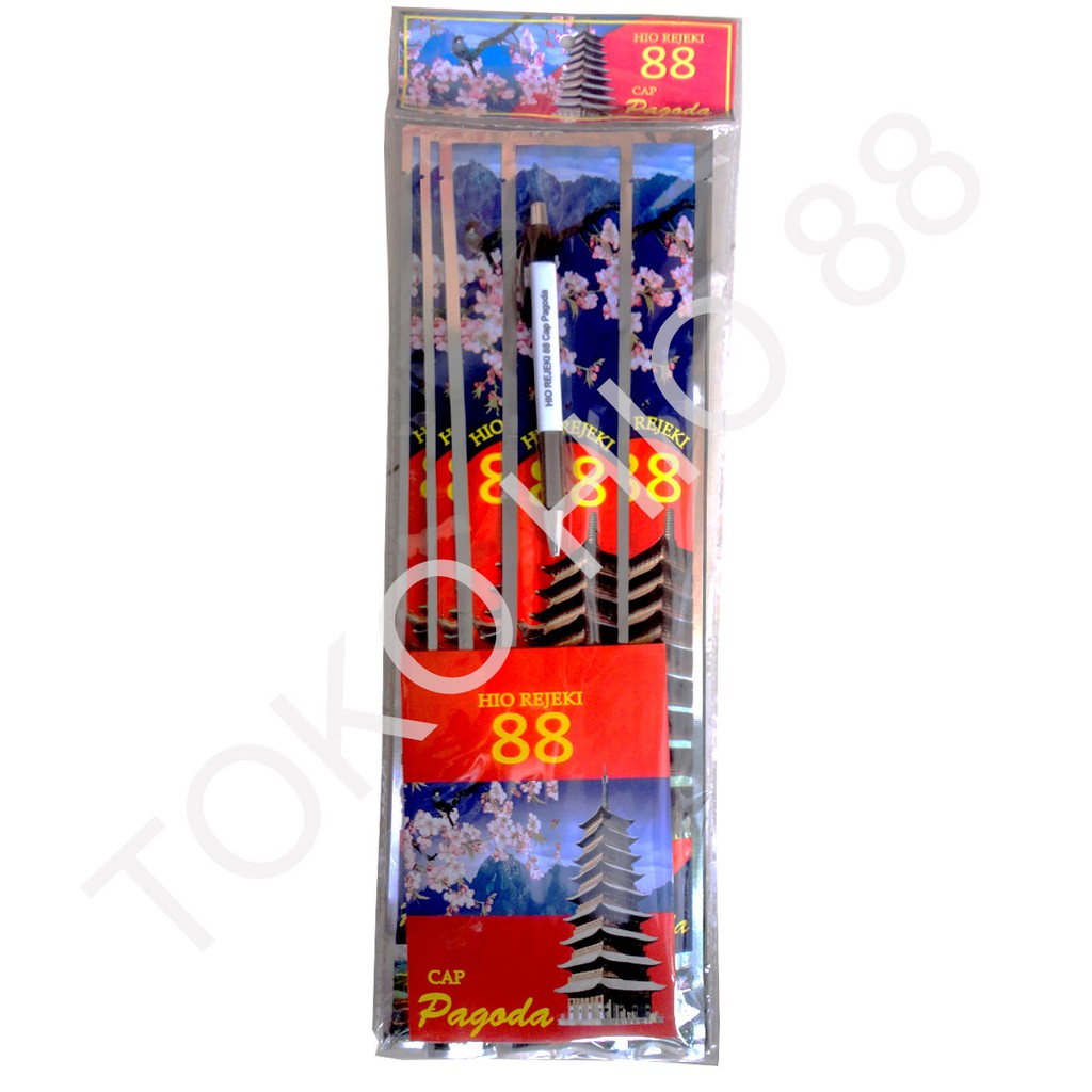 Hio Dupa Hitam Wangi Aromaterapi Rezeki 88 Cap Pagoda Aroma Gunung Kawi Incense Sticks Aromateraphy
