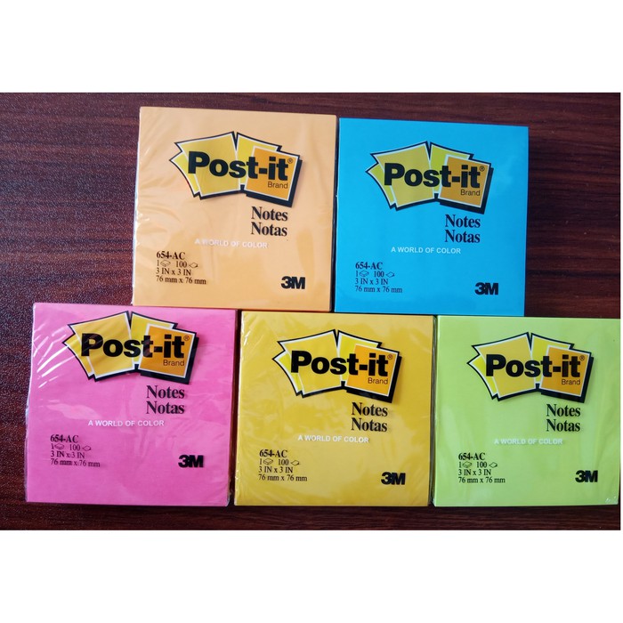 

Post It 654 Warna 3M