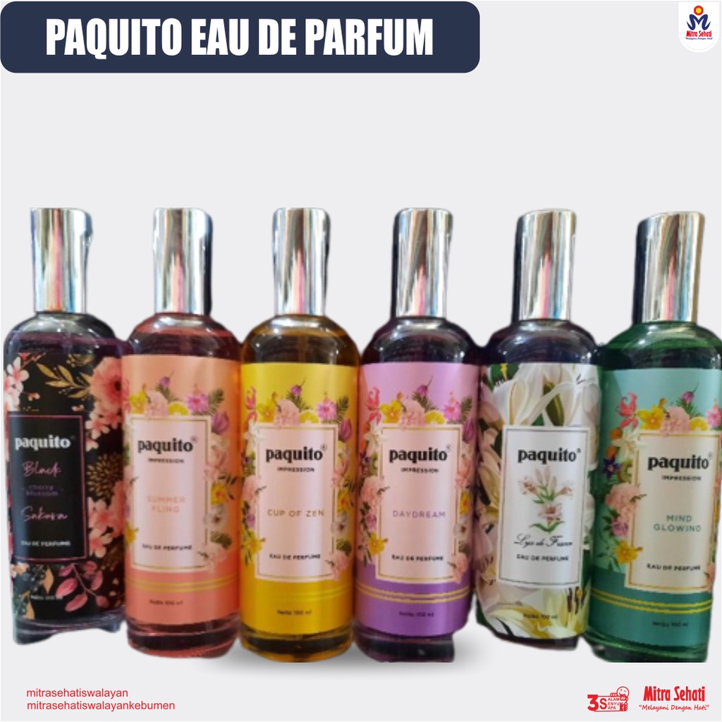PAQUITO EAU DE PARFUM 100mL / PARFUM PAQUITO / MINYAK WANGI PAQUITO [ Mitra Sehati Swalayan ]