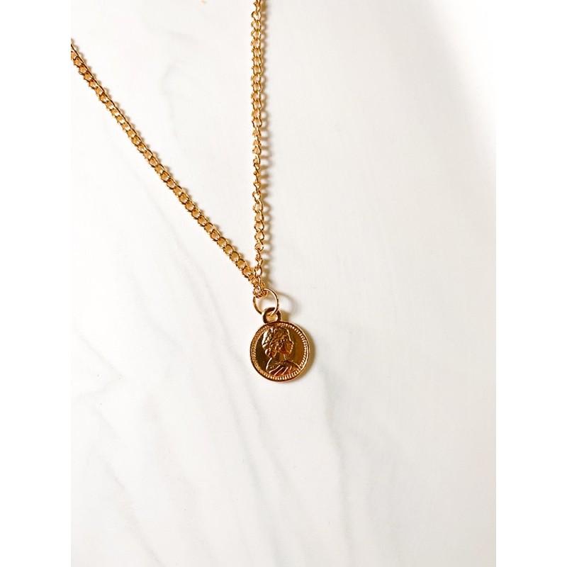 BYSTESI Pearl Chain Roman Necklace | Kalung Wanita Mutiara Vintage-5