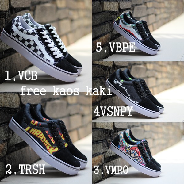 Promo best price vns 3d motif oldskoll varian