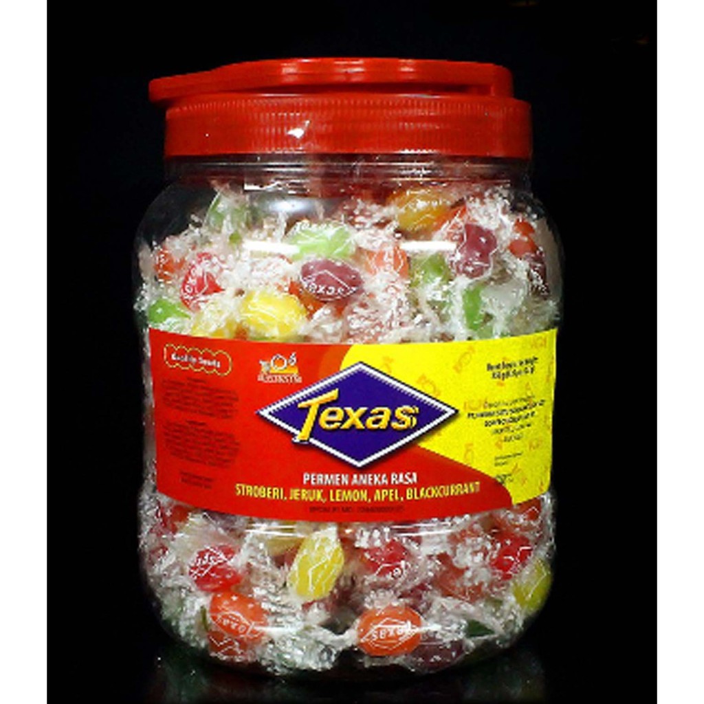 

Permen Buah Texas Liliput Toples isi 327pcs
