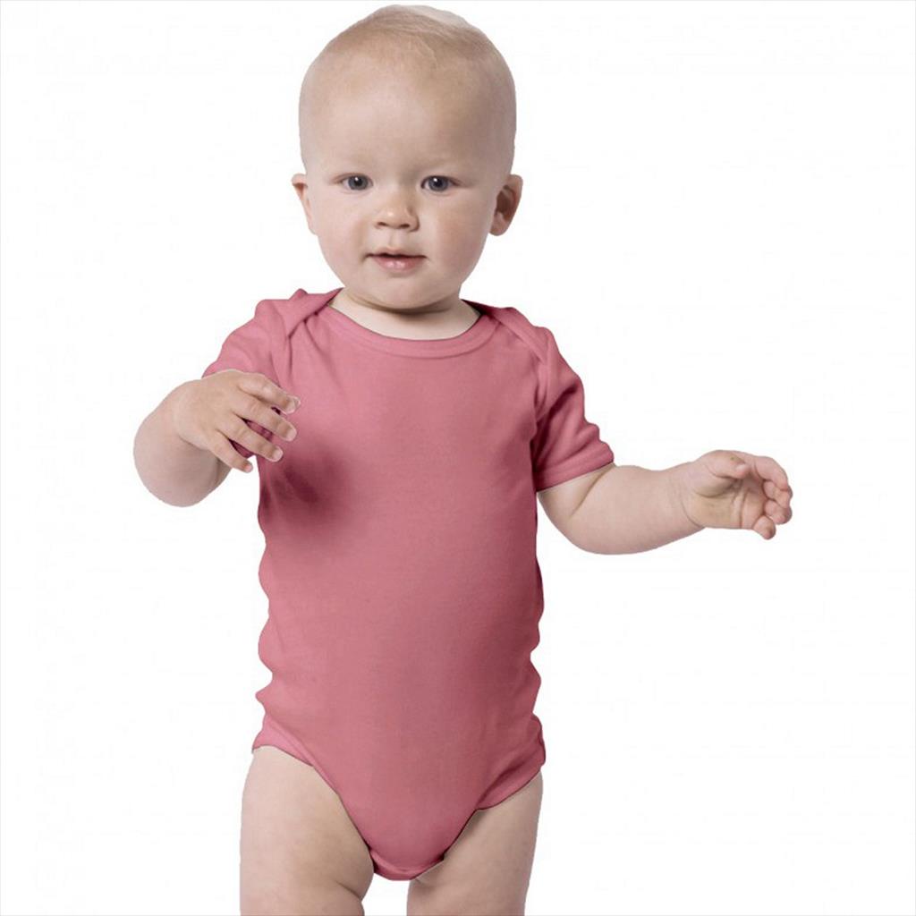 Dusty Rose Little Palmerhaus  Everyday Bodysuit Short Sleeve Jumper