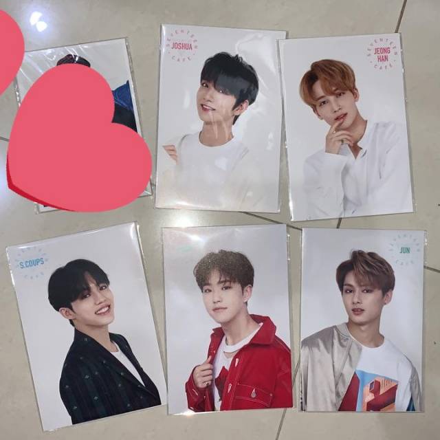 Seventeen japan cafe 2018 limited photocard