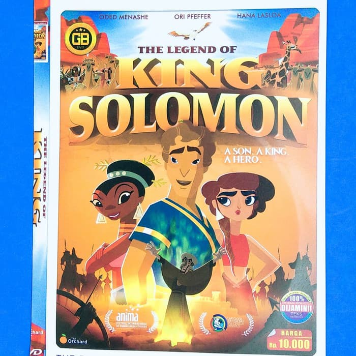 TERLARIS Kaset Dvd Film Animasi King Solomon - Film Animasi Anak Anak