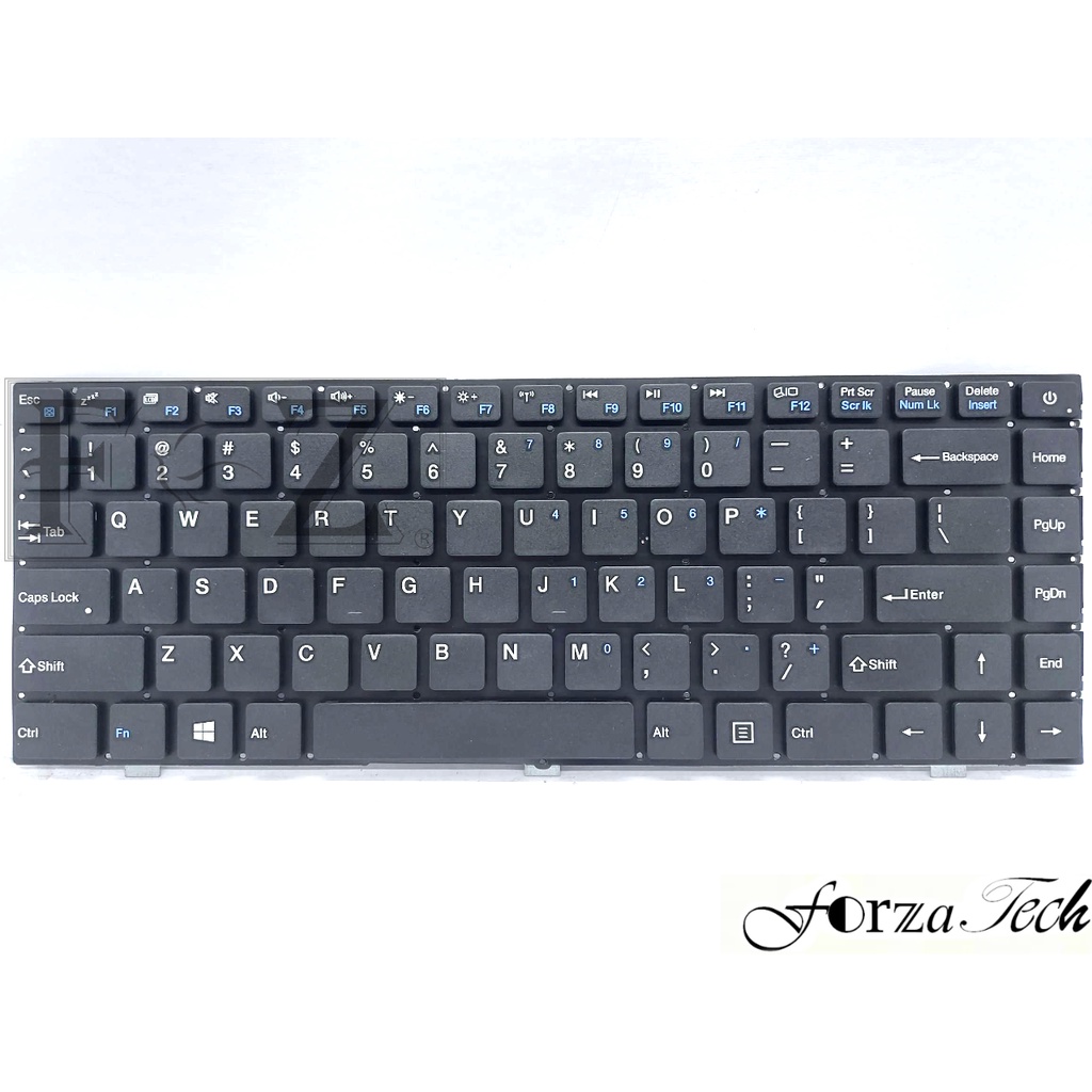 Keyboard ZYREX SKY 232 ZYrex EXTREME SKY 232 30cm Keyboard Black