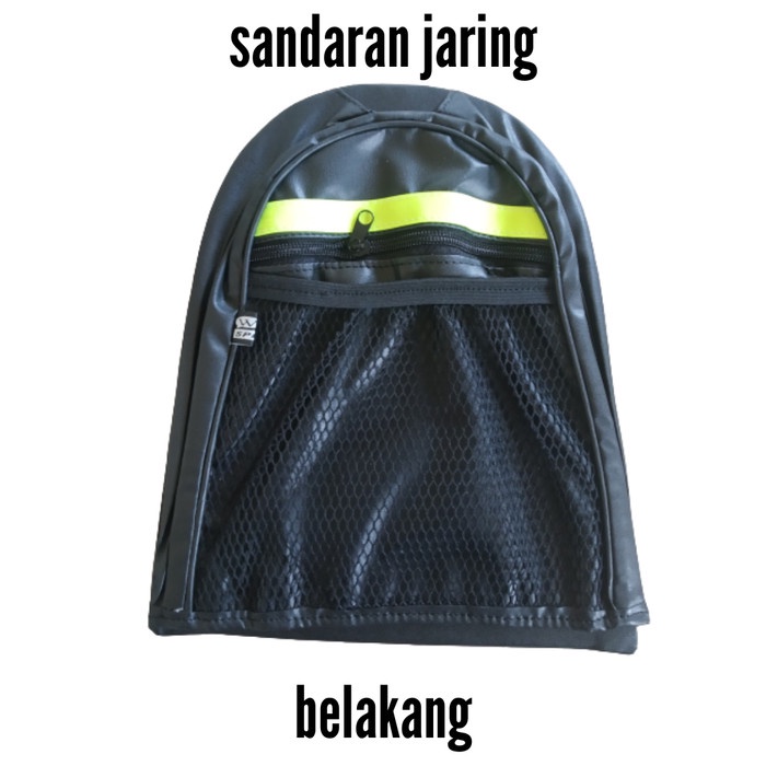 COD Hitam sandaran Jok Belakang Scoopy &amp; Beat chrom - Sandaran vario