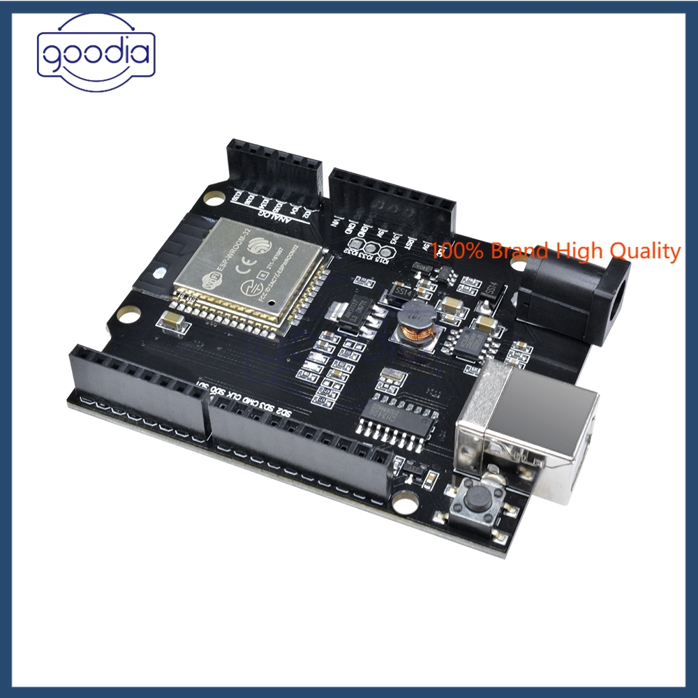 ✈【Fast/COD】✈ Arduino UNO D1 R32 ESP32 WiFi blu-e-t-ooth Module 4MB Flash Board CH340 USB Type-B Module