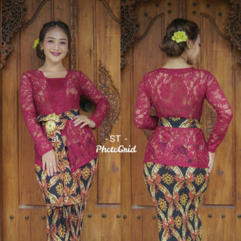 Kebaya Bali Kutubaru Carissa Strait (Kebaya Only)