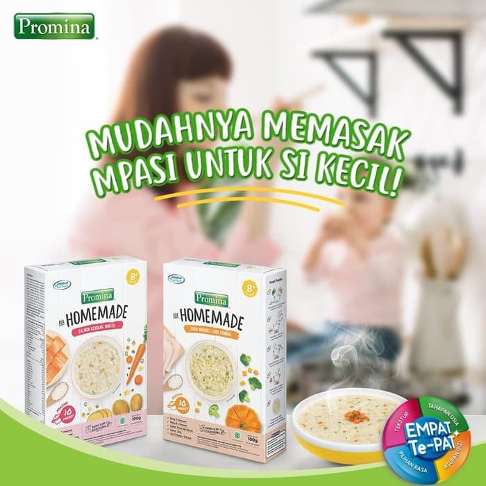 PROMINA 8+ HOMEMADE BUBUR  100 g | BUBUR BAYI|BUBUR TIM HOMEMADE|BUBUR BAYI|BUBUR TIM BAYI