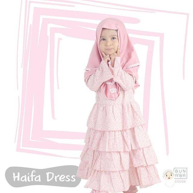 Gamis Anak Haifa Dress Bunayya (Aahva)
