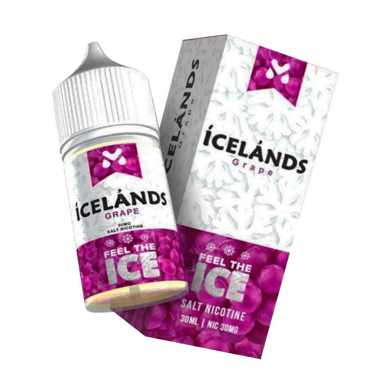 ICELANDS Grape Salt Nic E-Liquid 30ML 30MG [ vape / rokok elektrik ]