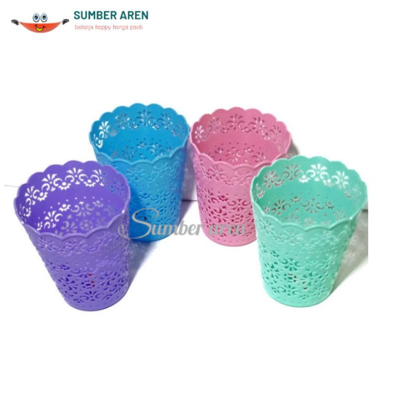 

Tempat Sendok Tempat Pensil Plastik Warna Serbaguna Viola 3509