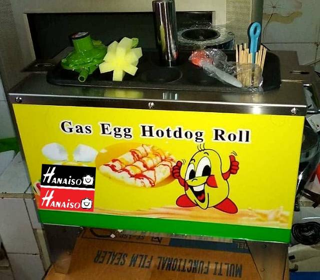 Medan Termurah Mesin Sostel Sosis Telur 10 Lubang Gas LPG Alat Sosis Telor 10 4 2 Lobang  Hanaiso Egg Roll Egg master