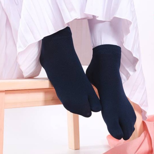 (KK JP) kaos kaki jempol muslimah muslim pendek,semata kaki,polos 1pcs-2