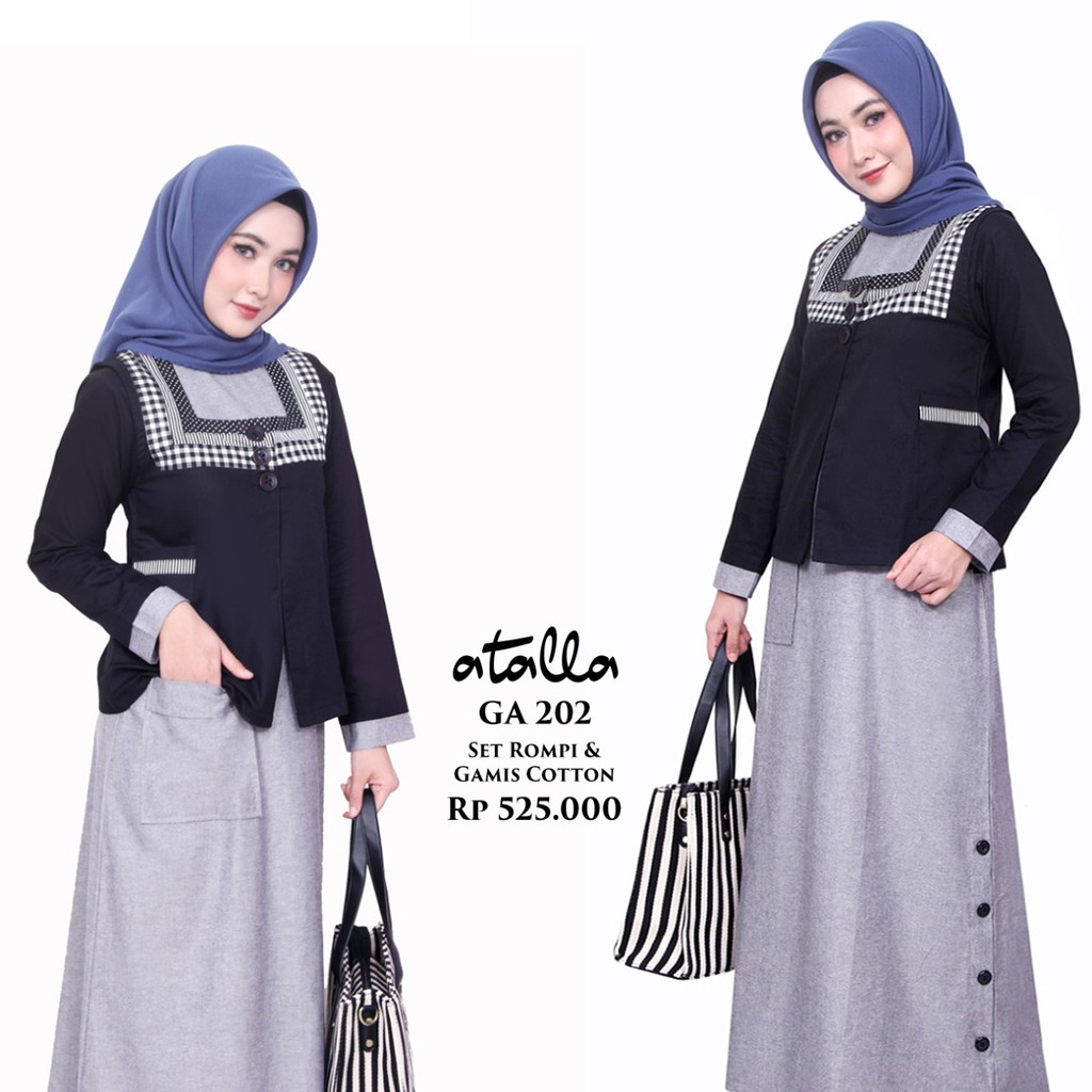 baju gamis atalla GA 202