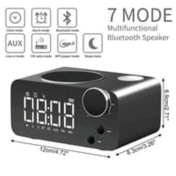 Speaker Bluetooth COKIKE JBL  Radio FM Jam Meja Digital S2